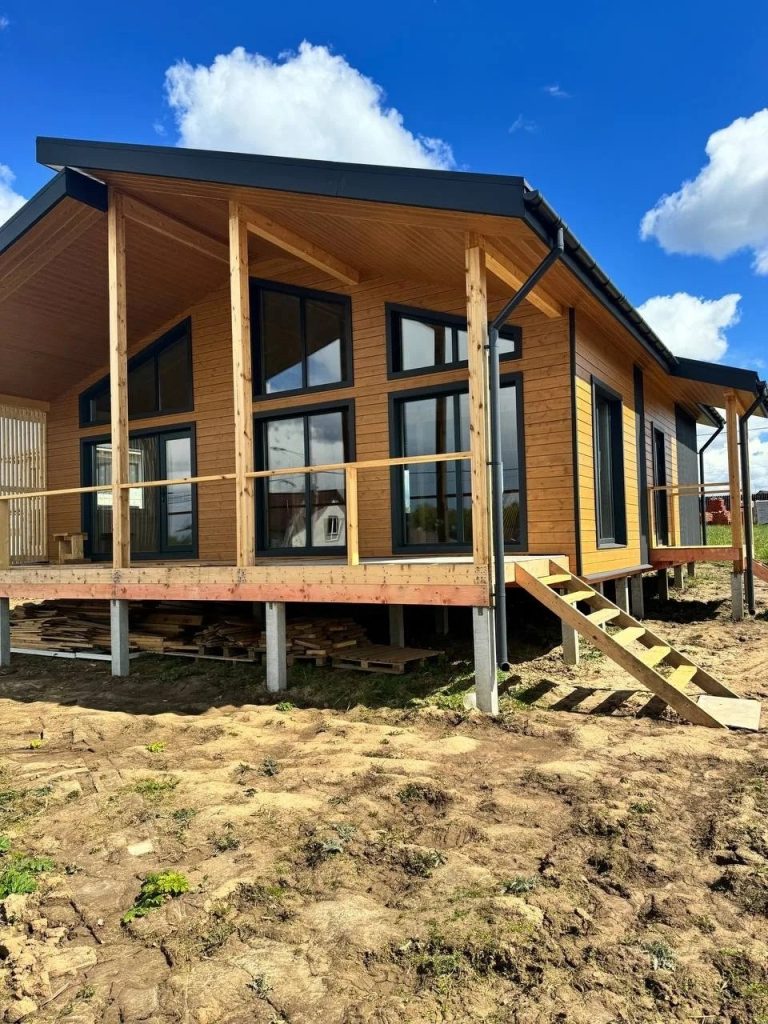 Каркасный дом в Аляске — 130 м²